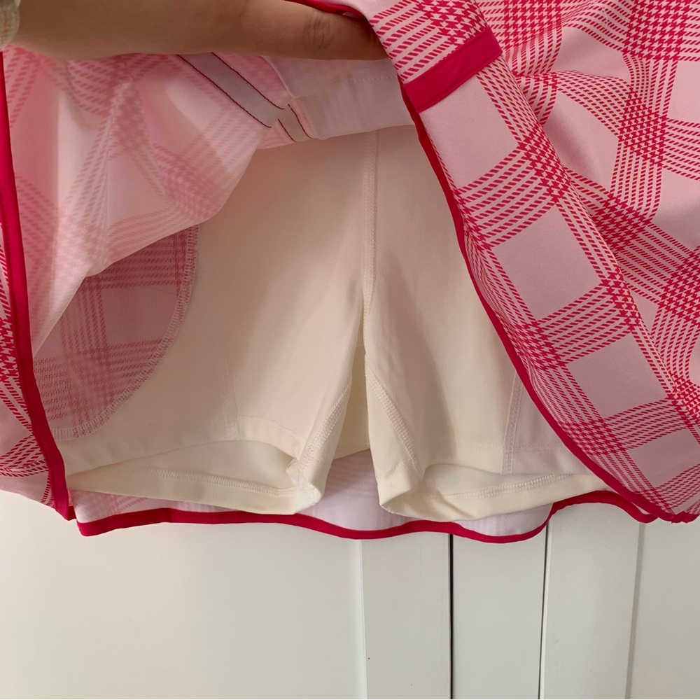 Bobbe Pink Box Pleated Tennis Skort Size Large - Picture 8 of 16